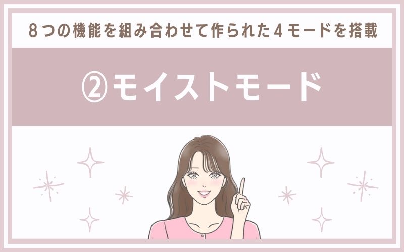 ②モイストモード